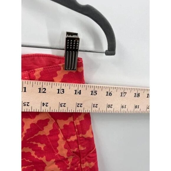 NWT The North Face Women's 2 L Ridgeside P Short Lifestyle Orange Print Logo - Picture 5 of 7